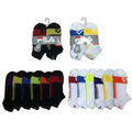 Kid's FILA Brand No-Show Sock 6-Packs- Size 6-8